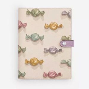 Coach Notebook With Candy Print NWT